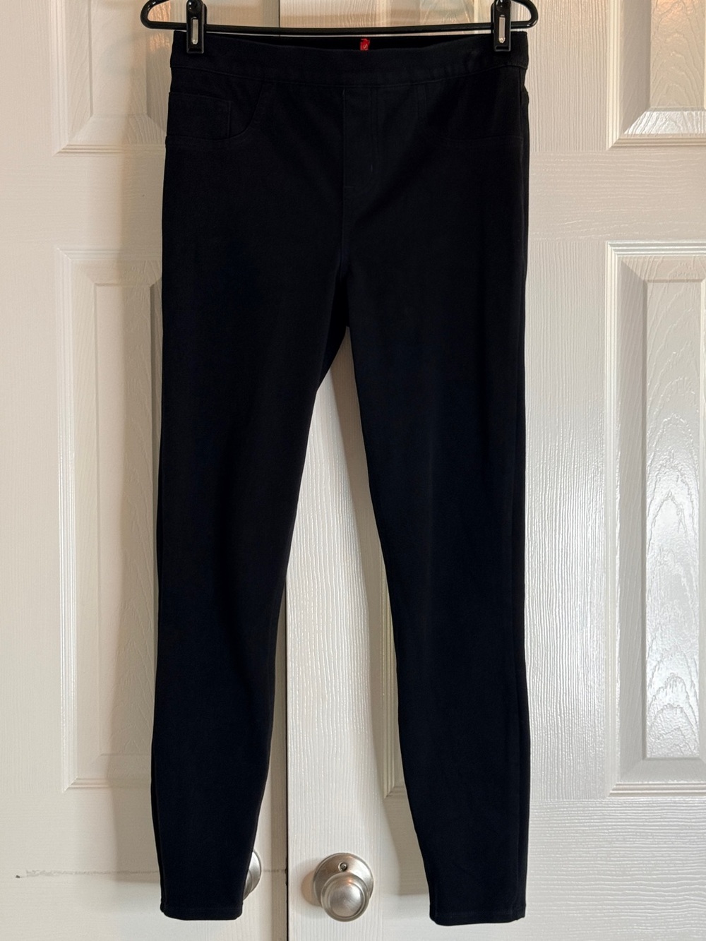 SPANX Black Jean-ish Ankle Leggings Style 20018R Size Medium Like New